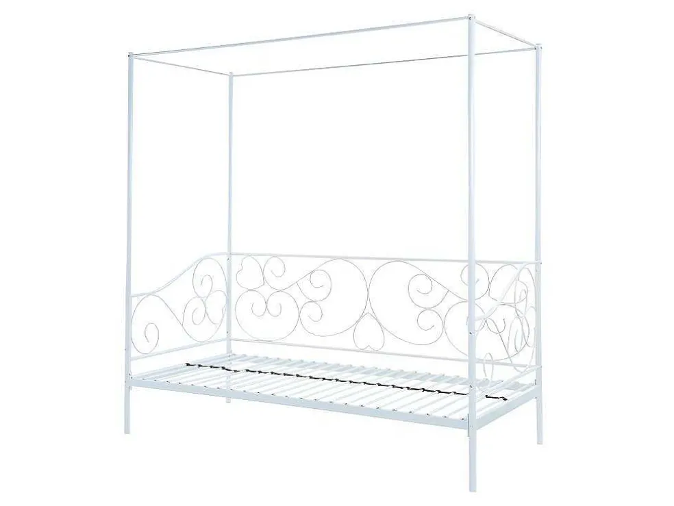 Hemelbed Vivian - 90X200 Cm - Wit