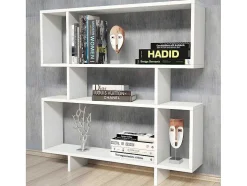 Hera Boekenkast, Wit, 100X22X111 Cm, Epikasa