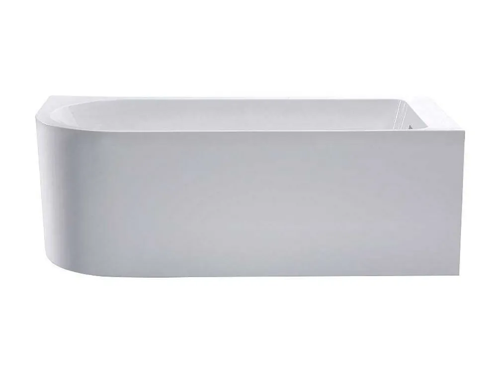 Hoekbad - 201 Liter - 150 X 75 X 58 Cm - Wit - Rechtse Hoek - Anika