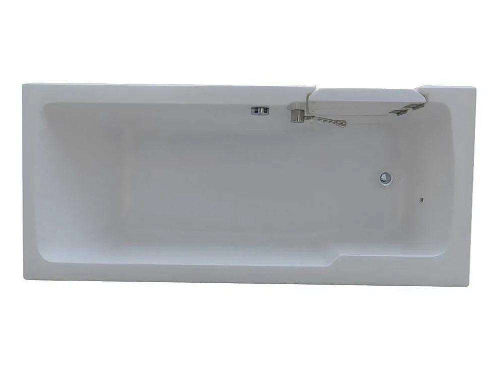 Hoekbad Met Deurtje Servee - 235L - 170 X 76 X 62 Cm - Hoek Links