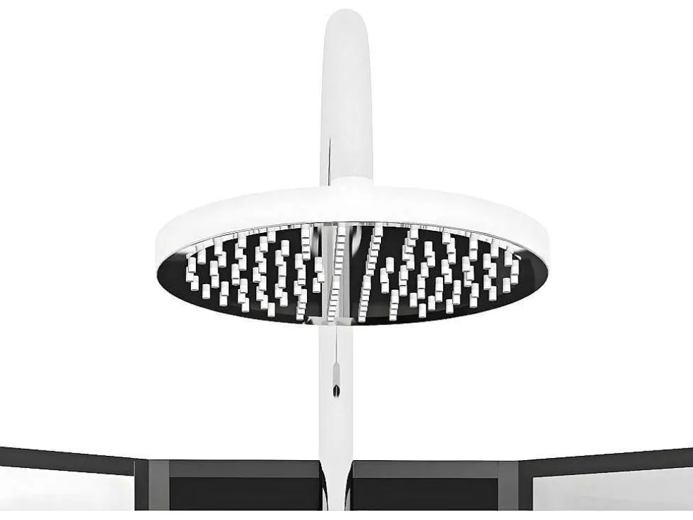 Hoekdouchecabine Met Massagefunctie - L80 X B80 X H225 Cm - Kivora