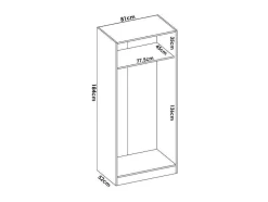 Hoekkast Met 5 Deuren - L173 Cm - Wit - Listowel