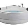 Hoekmassagebad Met Watervalsysteem Aglena - 2 Personen - 350 L - 150 X 150 X 60 Cm