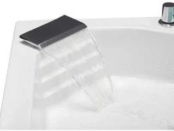 Hoekmassagebad Met Watervalsysteem Aglena - 2 Personen - 350 L - 150 X 150 X 60 Cm