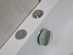 Hoekmassagebad Met Watervalsysteem Aglena - 2 Personen - 350 L - 150 X 150 X 60 Cm