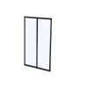 Hoekraam Werkplaats Van Gepoedercoat Aluminium - L120 X B60 X H130 Cm - Zwart - Bayview
