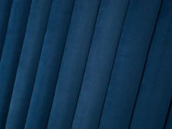 Hoofdeinde Sarah Met Verticale Naden - 160 Cm - Fluweel - Donkerblauw