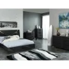 Hoogpolig Tapijt Ecume - Hand Getuft - Zwart En Wit - 140 X 200 Cm