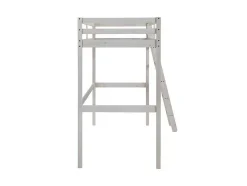 Hoogslaper Gedeon Ii - 90 X 190 Cm - Massief Grenen - Gebleekt + Matras