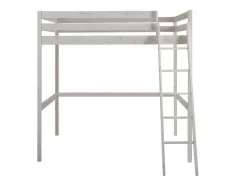 Hoogslaper Gedeon - 140 X 190 Cm - Massief Grenen - Gebleekt