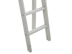 Hoogslaper Gedeon - 90 X 190 Cm - Met Bureau - Massief Grenen - Gebleekt