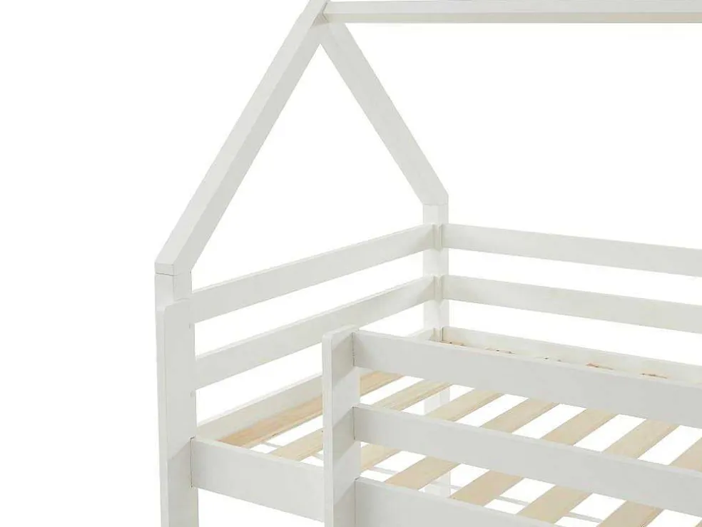 Hoogslaper 90 X 190 Cm - Massief Grenen - Wit - Tarzia