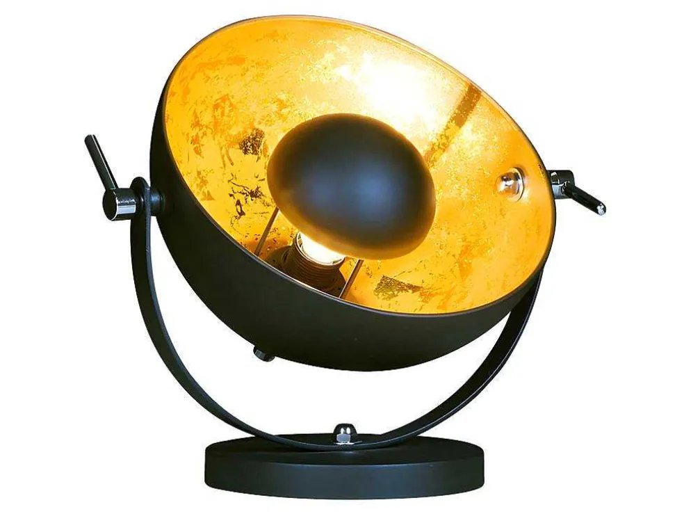 Industriele Lamp Movie - H37 Cm - Tweekleurig Goud En Zwart Van Het Merk Inside Art