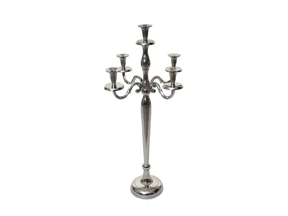 Kandelaar Mcw-D81 5-Armig, Kleur: Zilver