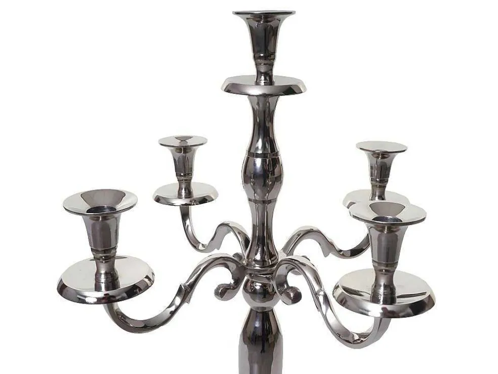 Kandelaar Mcw-D81 5-Armig, Kleur: Zilver
