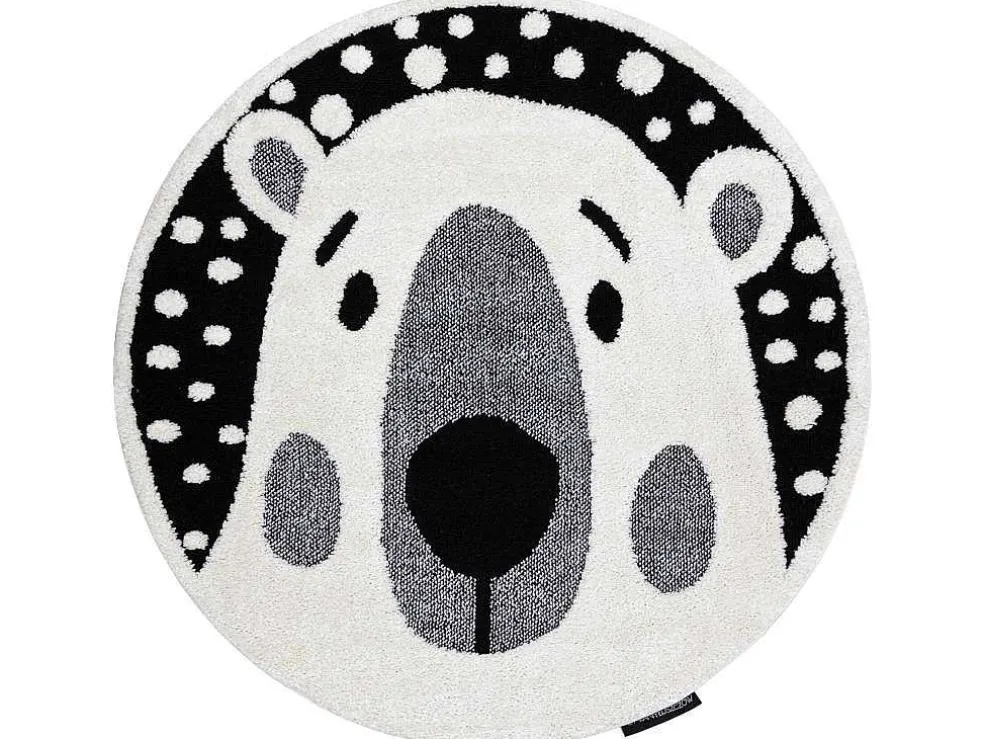 Kindertapijt Joy Rond , Teddy Beertje, Voor Kinderen - Structureel, Cercle 160 Cm
