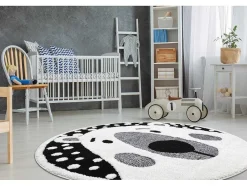 Kindertapijt Joy Rond , Teddy Beertje, Voor Kinderen - Structureel, Cercle 160 Cm