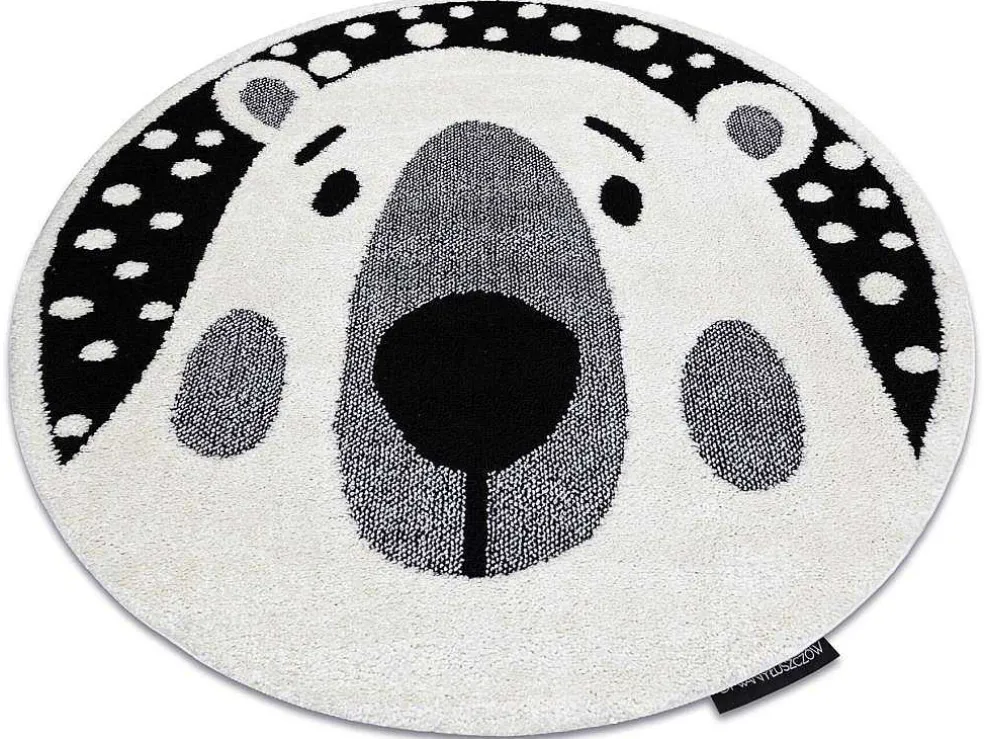 Kindertapijt Joy Rond , Teddy Beertje, Voor Kinderen - Structureel, Cercle 160 Cm