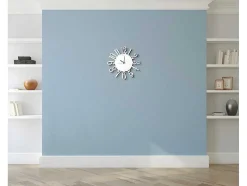 Klok Numbers 1, Wit, Zwart, 50X1,5X50 Cm, Epikasa