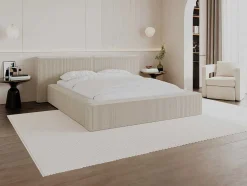 Kofferbed 180 X 200 Cm - Corduroy - Beige - Timano - Van Pascal Morabito