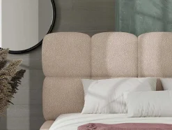 Kofferbed - 160 X 200 Cm - Teddy-Stof - Beige - Damado - Van Pascal Morabito