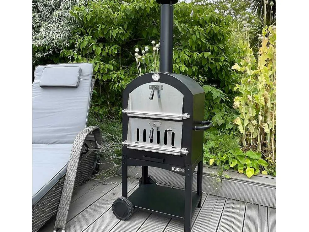Kukoo Pizza Oven - Buiten + Pizzaschep