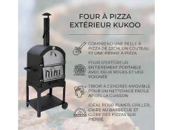 Kukoo Pizza Oven - Buiten + Pizzaschep