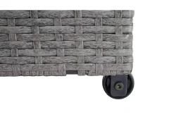 Kussenbox Van Polyrattan Mcw-D88 Iii, Premium Grijs, 63X135X52Cm 320L