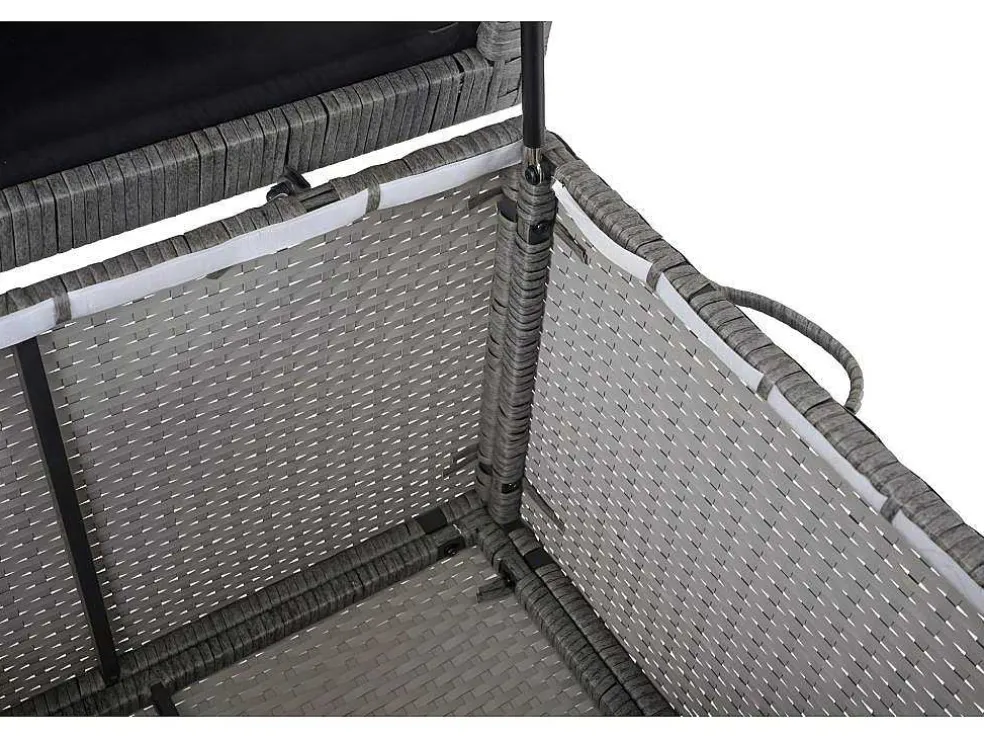 Kussenbox Van Polyrattan Mcw-D88 Iii, Premium Grijs, 51X100X50Cm 170L