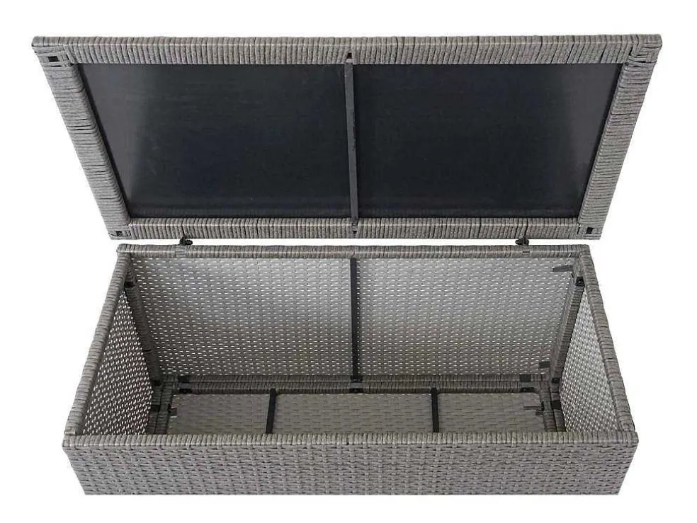 Kussenbox Van Polyrattan Mcw-D88 Iii, Basic Grijs, 51X115X59Cm 250L