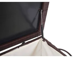 Kussenbox Van Polyrattan Mcw-D88 Iii, Premium Bruin, 63X135X52Cm 320L