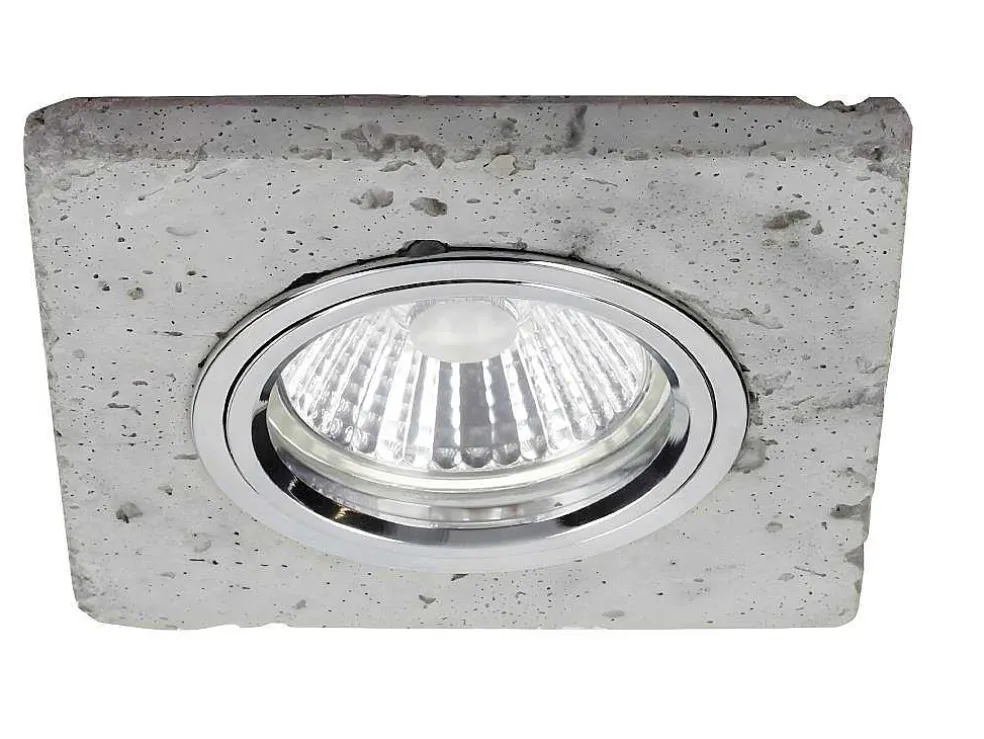 Ledsdream Plafondlamp, Cement, Chroom, 8,8X8,8X6 Cm, Epikasa