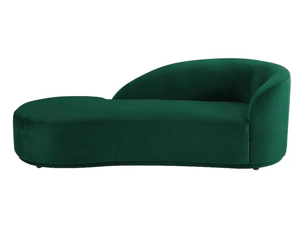 Linkse Chaise Longue Met Bekleding In Groen Fluweel Lonigo Van Pascal Morabito
