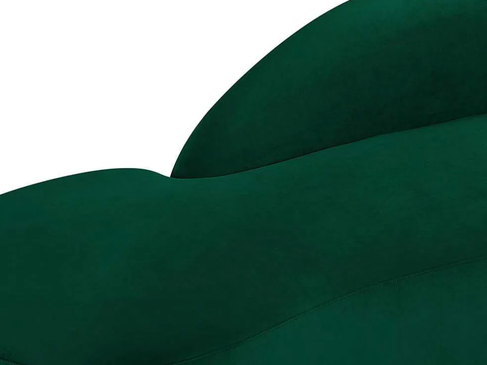 Linkse Chaise Longue Met Bekleding In Groen Fluweel Lonigo Van Pascal Morabito