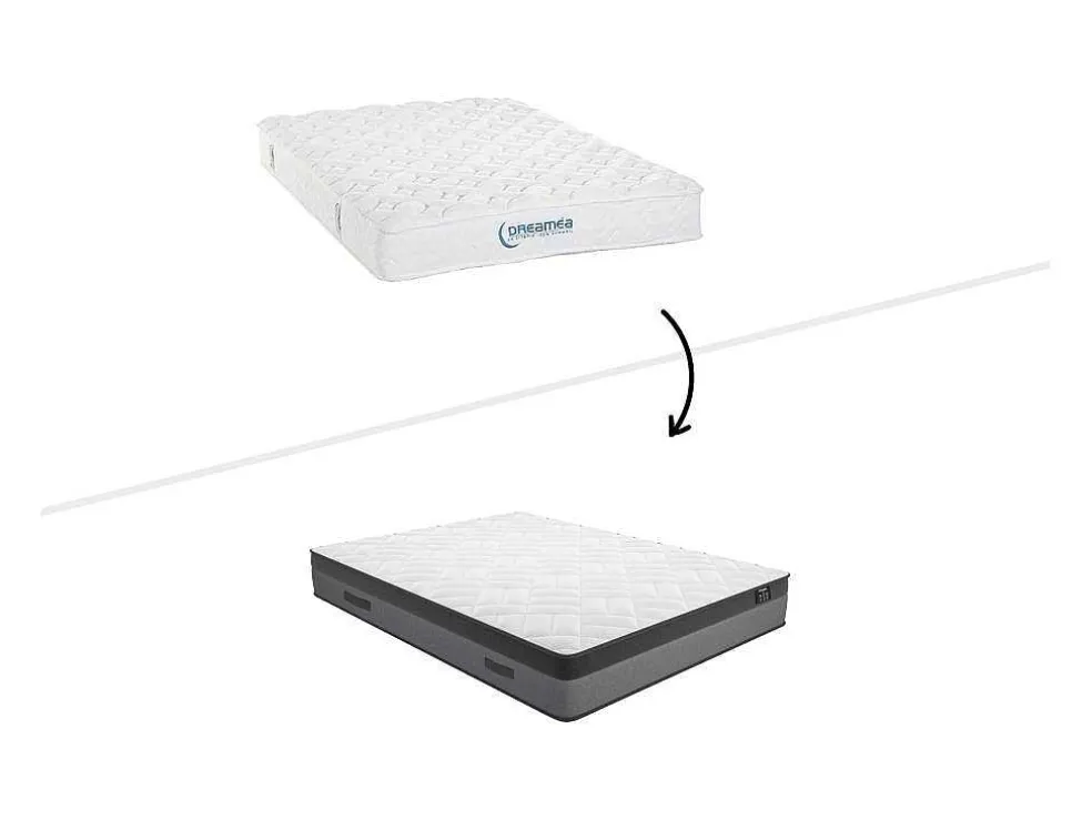 Matras Met Pocketveren En Vormgeheugen 140X190Cm Dikte 24Cm - Illusion Van Dreamea