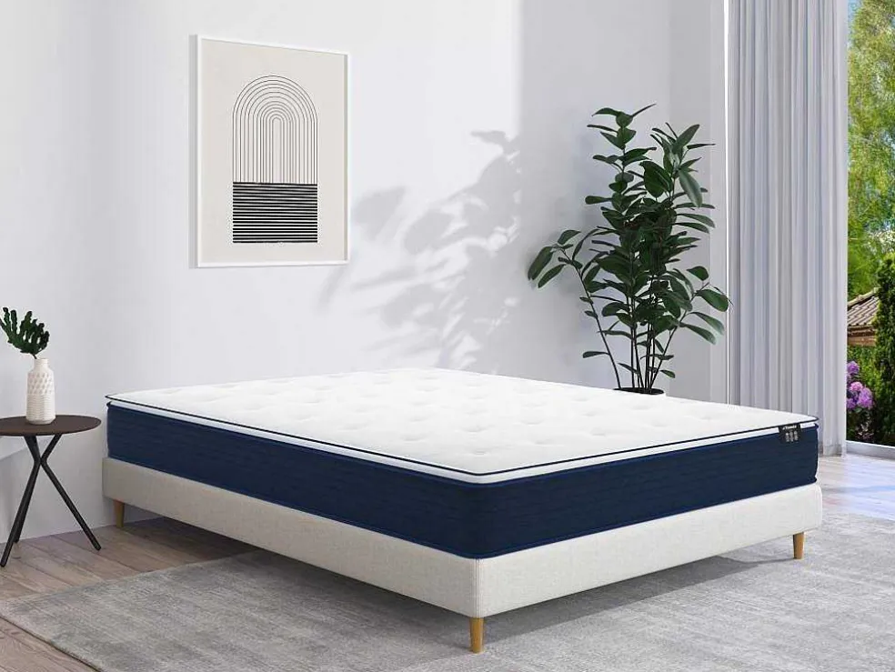 Matras 120X190Cm Met Pocketveren En Bijpassende Topmatras Dikte 24Cm - Altier Van Dreamea