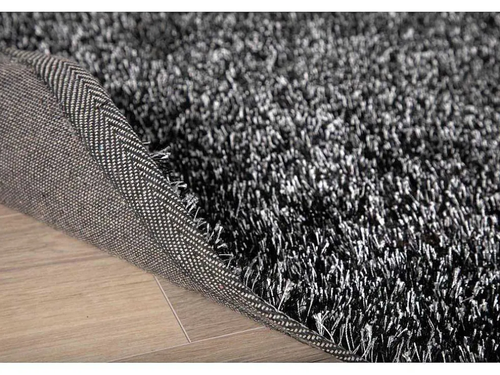 Mattis Vloerkleed O200 Cm Polyester Antraciet.