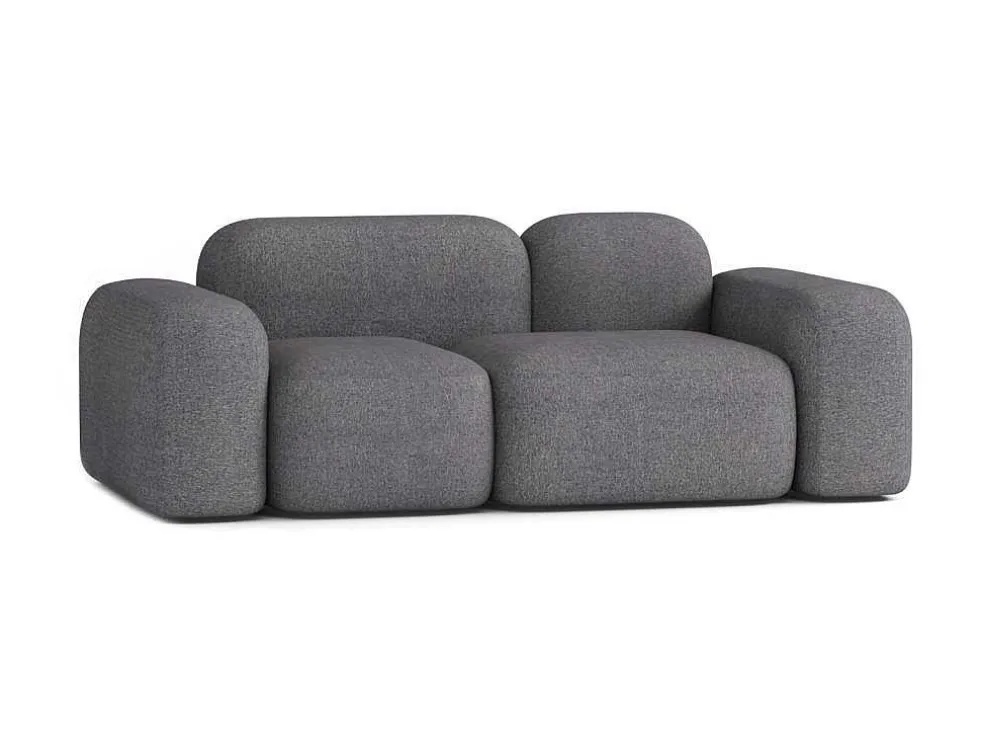 Max Modulaire Bank 2 Zits Donkergrijs