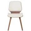 Mcw-B16 Eetkamerstoel (Set Van 2), Kunstleer Creme