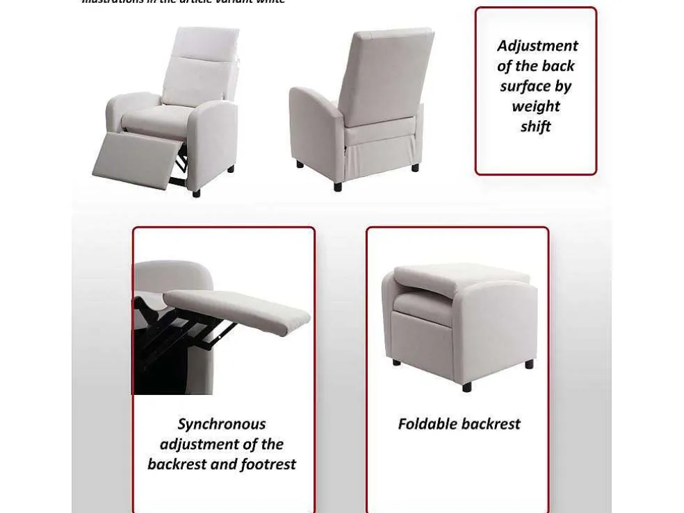 Mcw-H18 Fauteuil, Zwart