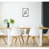 Metalen Decoratie Schoppenaas, Zwart, 32X1,5X48 Cm, Epikasa