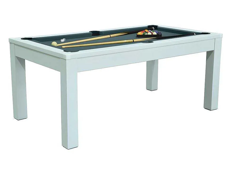 Moduleerbare Tafel - Wit - Biljart En Tafeltennis - L182 X B102 X H80 Cm - Henk