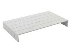 Moduleerbare Tuinzithoek 5 Plaatsen Van Stof: 3 Fauteuils, 1 Hoek, 1 Poef En 1 Salontafel - Antraciet - Livai Van Mylia