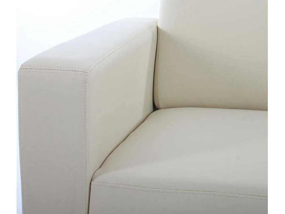 Moncalieri Bankstel (Set Van 2), Creme