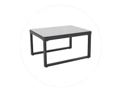 Multifunctioneel Ijzeren Tuinmeubel - Loungebank Met Verstelbare Luifel - 5 Zitplaatsen En 1 Salontafel - Grijs
