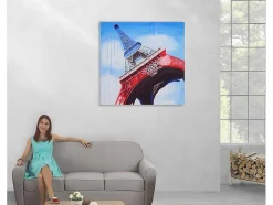 Olieverfschilderij Eiffeltoren Handgeschilderd