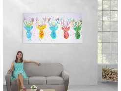 Olieverfschilderij Hert Ii Handgeschilderd