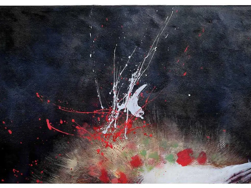 Olieverfschilderij Leeuw Mcw-H25, 120X180Cm