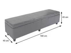 Opbergkist Arezzo Xxl, Creme