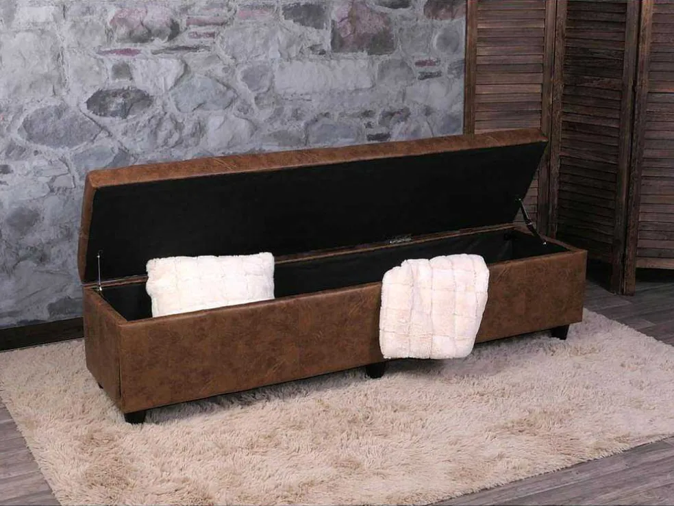 Opbergkist Kriens Xxl, Imitatie Suede